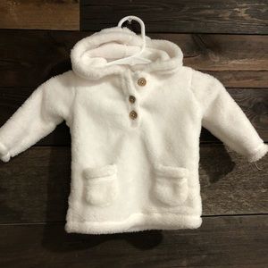 White teddy jacket